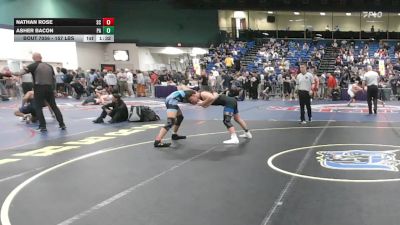 157 lbs Round Of 128 - Nathan Rose, SC vs Asher Bacon, PA