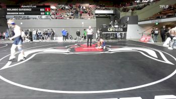 132 lbs Consi Of 16 #1 - Tommy Magallanes, Justin Garza vs Robert Maya, Bullard