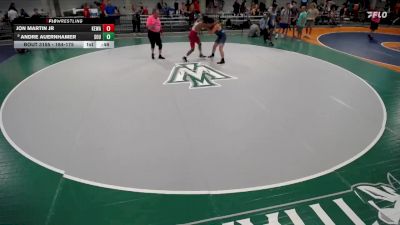 164-175 lbs 3rd Place Match - Andre Auernhamer, SouthStrong vs Jon Martin Jr, Carbondale WC