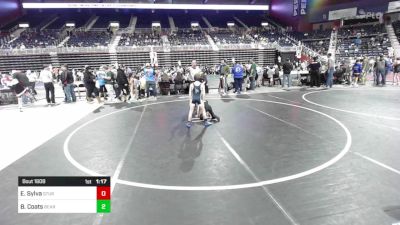 61 lbs Quarterfinal - Eddie Sylva, Sturgis Youth WC vs Brody Coats, Bear Cave WC