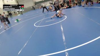 94-105 lbs Cons. Round 2 - Zaylee Kring, Hawks Wrestling Club (Lincoln) vs Gabriela Aguilar, Wray Eagles