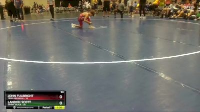 90 lbs Round 5 (8 Team) - John Fulbright, Team Arkansas vs Landon Scott, SVRWC Black