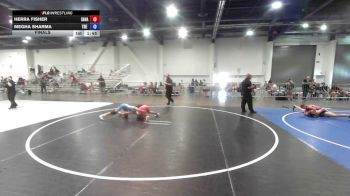 94 lbs Final - Herra Fisher, Savage House WC vs Megha Sharma, The Roc
