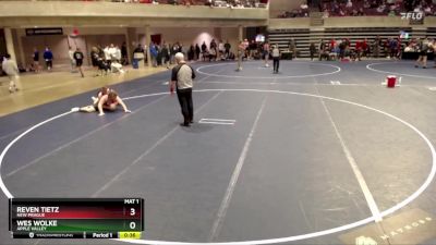 215 Championship Bracket Cons. Round 3 - Reven Tietz, New Prague vs Wes Wolke, Apple Valley