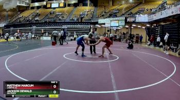 197 lbs Cons. Round 4 - Matthew Marcum, Labette CC vs Jackson Dewald, Air Force