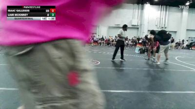 123 lbs Quarterfinal - Liam McKinney, Alpha Elite vs Isaac Gallegos, Sonoraville