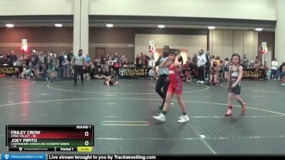 75 lbs Round 1 (6 Team) - Finley Crow, Steel Valley vs Joey Pipito, Contenders Wrestling Academy Green