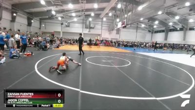 65 lbs Cons. Round 2 - Zaivian Fuentes, Wesley Club Wrestling vs Jason Coffel, NB Elite Wrestling Club