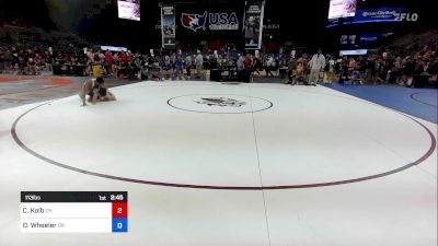 113 lbs Cons 64 #2 - Carmello Kolb, OH vs David Wheeler, OR