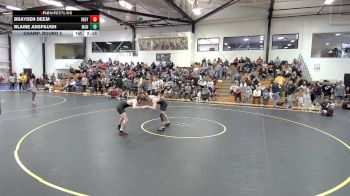 149 lbs Champ. Round 2 - Brayden Deem, Indianapolis vs Blaine Anspaugh, Manchester