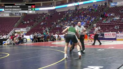 215 lbs 5th Place - Brayden Collins, Canon-McMillan vs Sawyer Ermigiotti, Pennridge