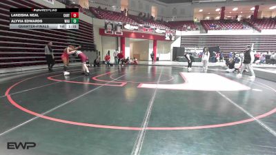 190 lbs Quarterfinal - Lakeisha Neal, Cabot vs Alyvia Edwards, Wagoner High School