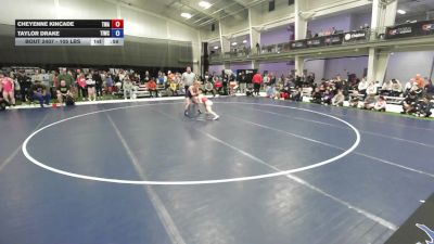 110 lbs Cons. Semis - Cheyenne Kincade, Thoroughbred Wrestling Academy vs Taylor Drake, Team Idaho Wrestling Club