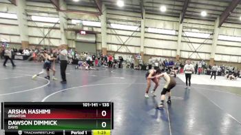 135 lbs Cons. Round 8 - Arsha Hashimi, Brighton vs Dawson Dimmick, Davis