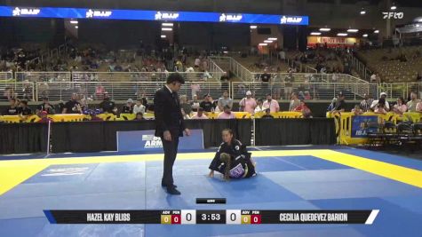 Cecilia Quedevez Barion vs Hazel Kay Bliss 2025 Pan Kids Jiu-Jitsu IBJJF Championship