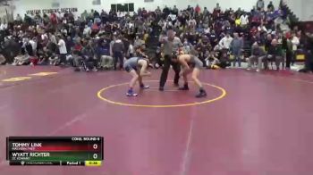 113 lbs Cons. Round 6 - Wyatt Richter, St. Edward vs Tommy Link, Malvern Prep