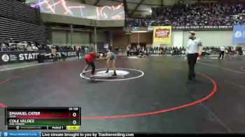 3A 126 Quarterfinal - Emanuel Cater, Silas vs Cole Valdez, Oak Harbor