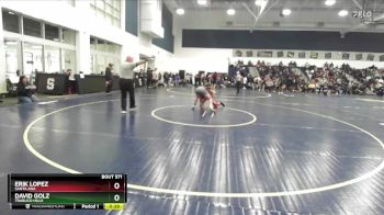 120 lbs Cons. Round 3 - Erik Lopez, Santa Ana vs David Golz, Trabuco Hills