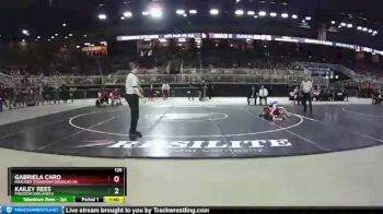 125 lbs 1st Place Match - Gabriela Caro, Marjory Stoneman Douglas HS vs Kailey Rees, Freedom (Orlando)