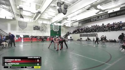 132 lbs Champ. Round 2 - Anthony Reyes, Glendora vs Eli Roripaugh, Chaparral