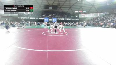 Boys 4A 157 lbs Cons. Semi - Ethan Owens, Yelm vs Colin Shamp, Skyline