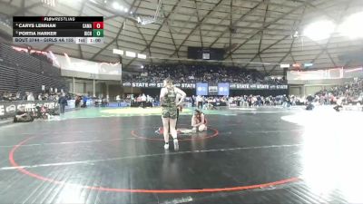 Girls 4A 155 lbs Cons. Semi - Carys Lenihan, Camas (Girls) vs Portia Harker, Richland (Girls)