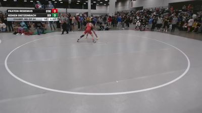 120 lbs Champ. Rd Of 64 - Kohen Dietzenbach, DC Elite Wrestling vs Paxton Redenius, BTWC