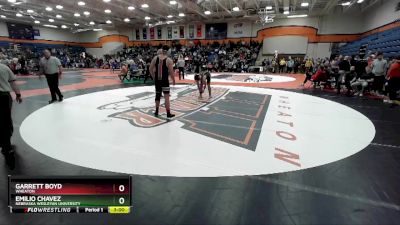 174 lbs Cons. Round 2 - Emilio Chavez, Nebraska Wesleyan University vs Garrett Boyd, Wheaton