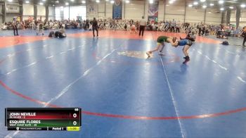 68 lbs Rd# 5- 3:45pm Friday Final Pool - Esquire Flores, West Coast Elite vs John Neville, PA Silver