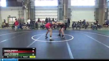 160 lbs Round 1 (6 Team) - Mason Marolo, Mat Assassins vs Aiden Peterson, Junior Terps Xtreme