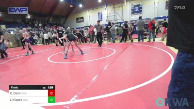 86-92 lbs Final - Cael Dolan, Berryhill Wrestling Club vs Ian Kilgore, Eufaula Ironheads Wrestling Club