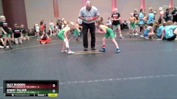 50 lbs Round 3 (4 Team) - Emery Palser, Nebraska Queens Of The Corn 1 vs Ally Budden, Nebraska Queens Of The Corn 3