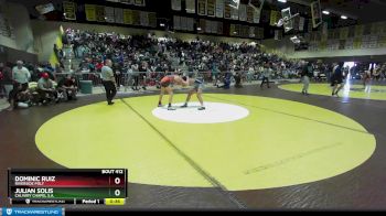 132 lbs Cons. Round 3 - Dominic Ruiz, Riverside Poly vs Julian Solis, Calvary Chapel S.A.