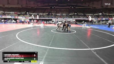 190 lbs Quarters & Wb (16 Team) - Hayden Moaney, Delaware Military Academy vs Alexander Muntyan, Ridge