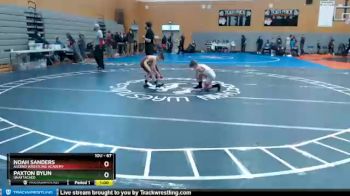 67 lbs Champ. Round 1 - Noah Sanders, Ascend Wrestling Academy vs Paxton Bylin, Unattached