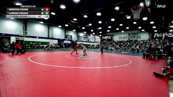 150 lbs Cons. Round 1 - Landon Crouch, Murrieta Valley vs Brenton Fisher, Great Oak