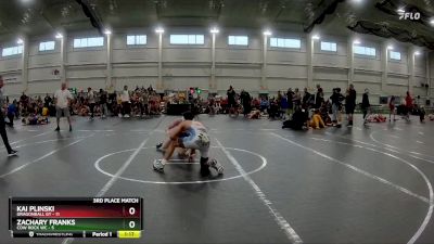 120 lbs Finals (8 Team) - Kai Plinski, Dragonball GT vs Zachary Franks, Cow Rock WC