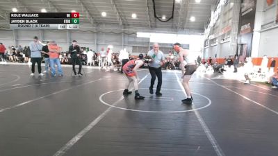 113 lbs Round 7 (8 Team) - Kole Wallace, Warner Elite vs Jayden Black, Gettysburg