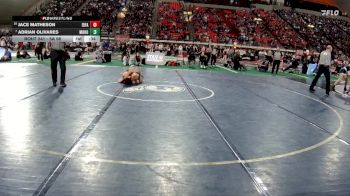 5A 98 lbs Cons. Round 2 - Adrian Olivares, Mountain Home vs Jace Matheson, Idaho Falls