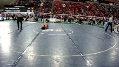 5A 98 lbs Cons. Round 2 - Adrian Olivares, Mountain Home vs Jace Matheson, Idaho Falls