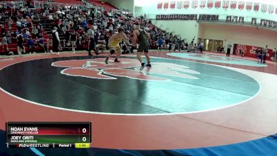 165 lbs Round 2 - Noah Evans, Cincinnati Moeller vs Joey Oriti, Highland (Medina)