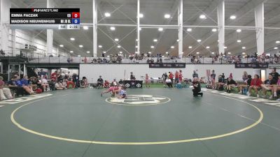 105 lbs Emma Faczak, Colorado vs Madison Nieuwenhuis, Michigan Blue