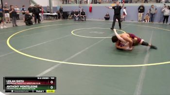 190 lbs Cons. Semi - Leilan Smith, Anchorage Freestyle Wrestling Club vs Anthony Monteleone, Chugach Eagles Wrestling Club