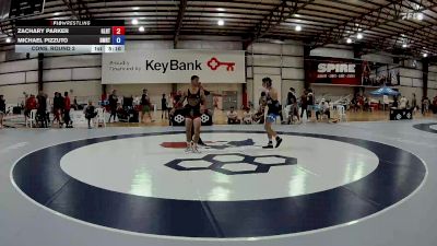65 kg Cons. Round 2 - Zachary Parker, Glenville RTC vs Michael Pizzuto, DMV RTC