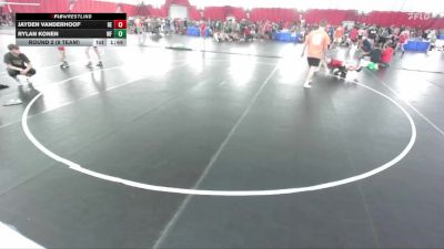 126 lbs Round 2 (8 Team) - Jayden Vanderhoof, Reedsburg vs Rylan Konen, Weyauwega-Fremont