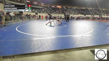80 lbs Consi Of 4 - Raiden Johns, Collinsville Cardinal Youth Wrestling vs Jackson Parker, Standfast