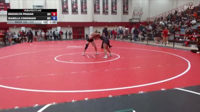 117 lbs Semifinal - Isabella Coronado, Eastern Oregon University vs Brooklyn Prasad, Simon Fraser University