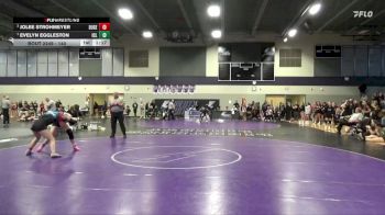 140 lbs 1st Place Match - Evelyn Eggleston, Iowa City Liberty vs Jolee Strohmeyer, Dubuque Senior