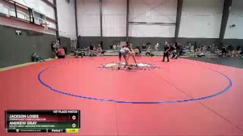 120 lbs 1st Place Match - Jackson Losee, FordDynastyWrestlingClub vs Andrew Gray, South West Washington Wrestling Club
