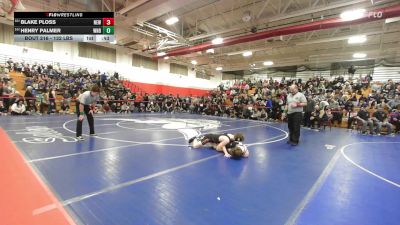 132 lbs Consi Of 8 #2 - Blake Ploss, Newport vs Henry Palmer, Windham